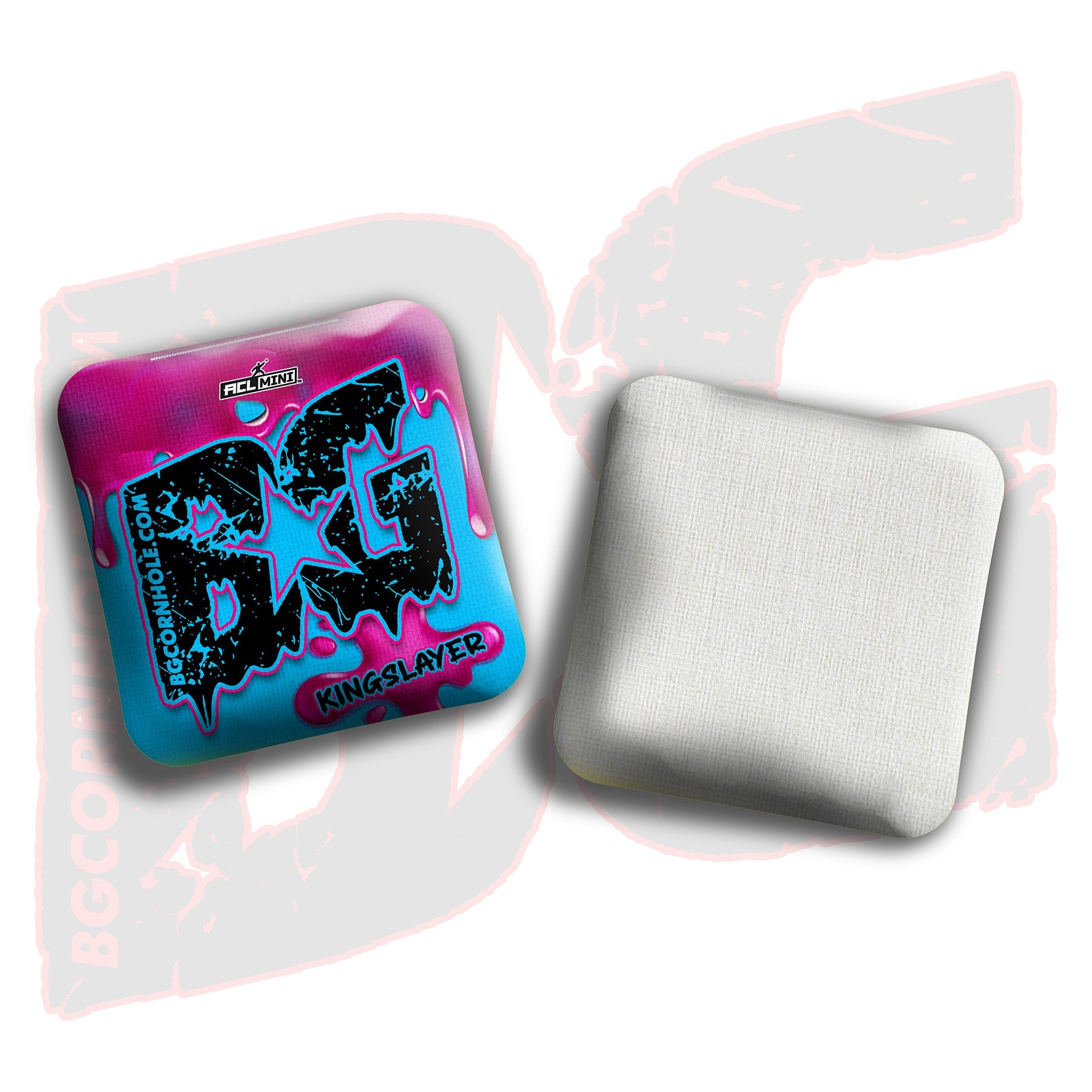 BG Cornhole 2025 BG Kingslayer 4" Mini Cornhole Bags - “Drip” - Set of 4 Bags