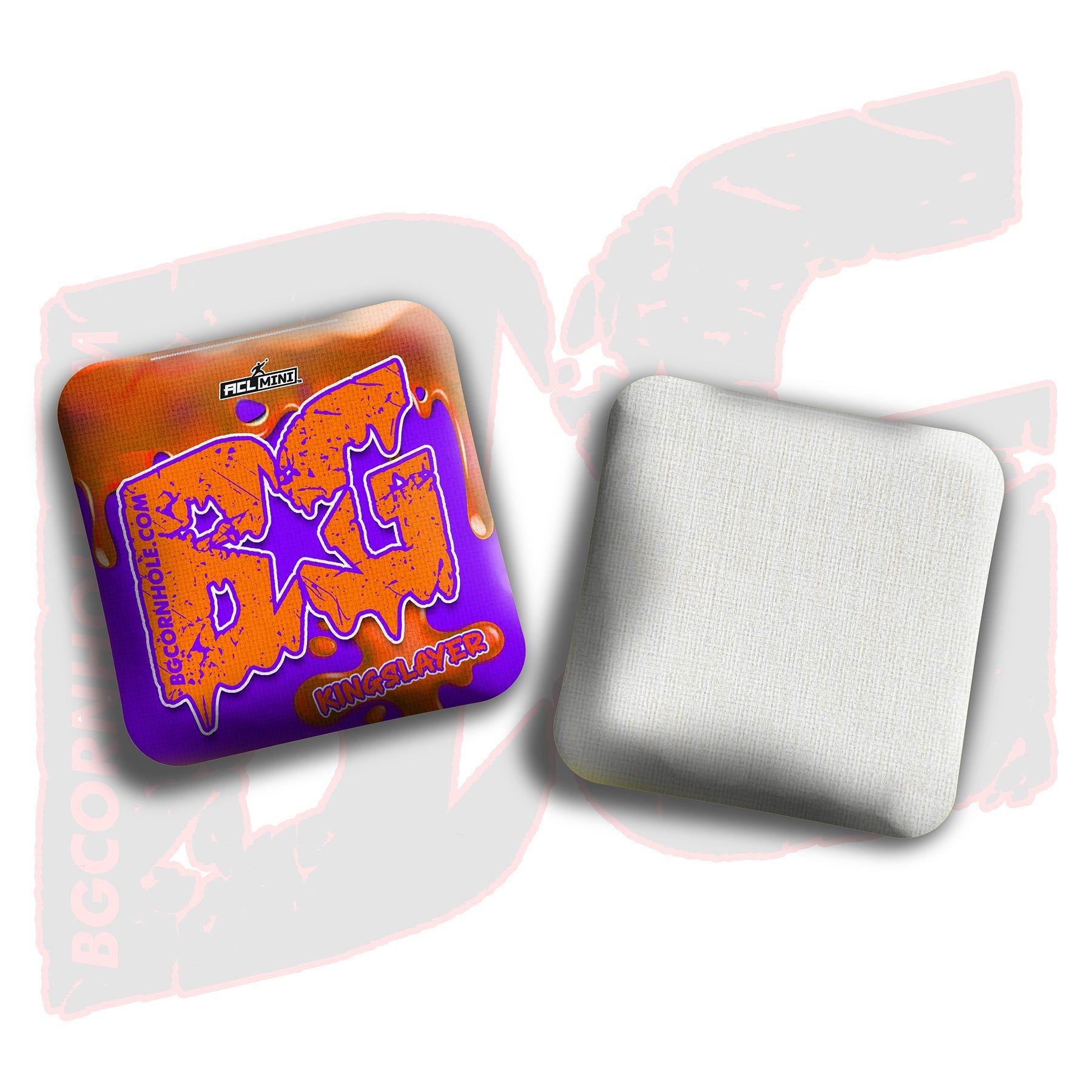 BG Cornhole 2025 BG Kingslayer 4" Mini Cornhole Bags - “Drip” - Set of 4 Bags
