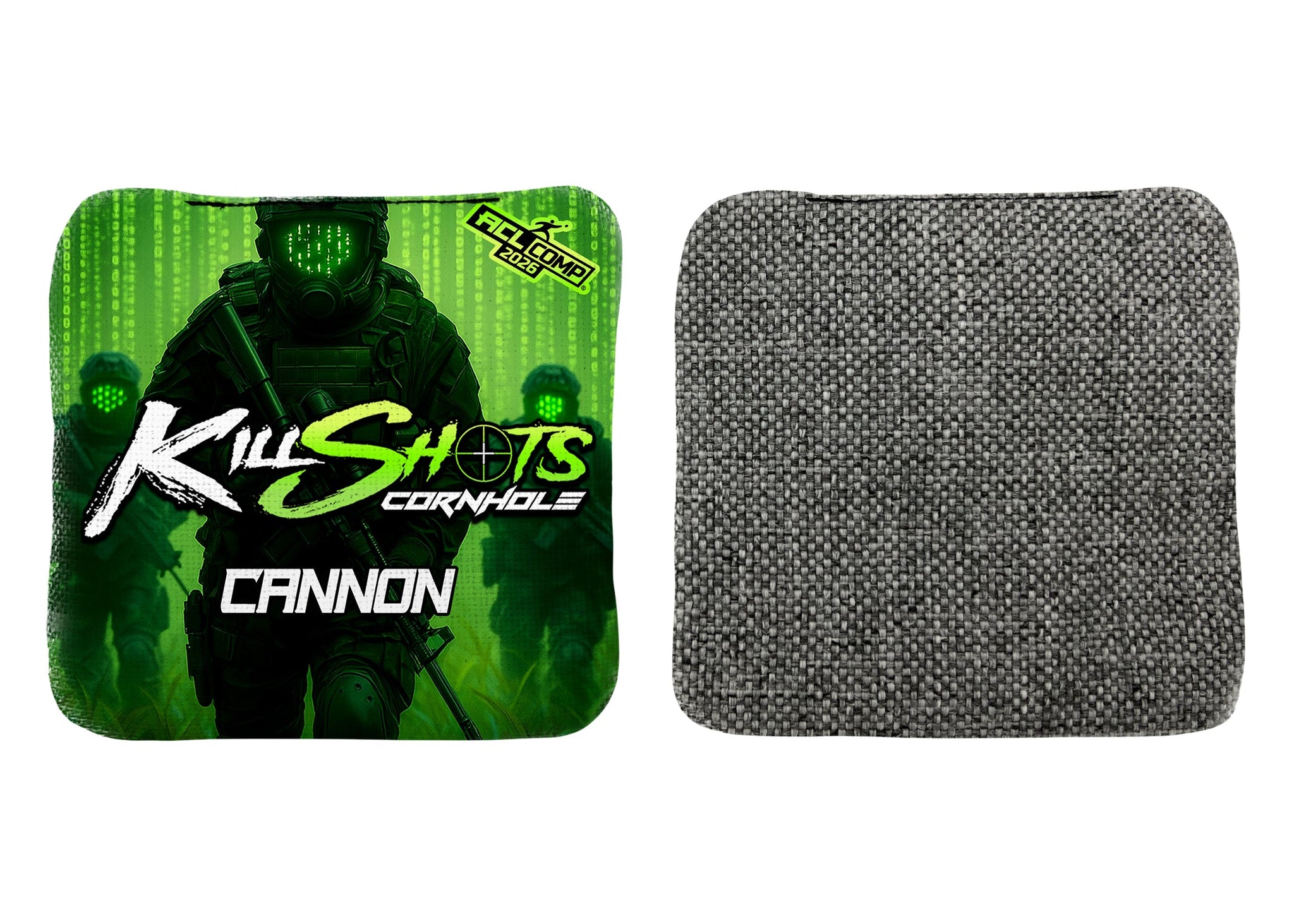 Killshots Cornhole | Cannon Series | 2026 ACL COMP | Cornhole Bags | Limited Edition Designs
