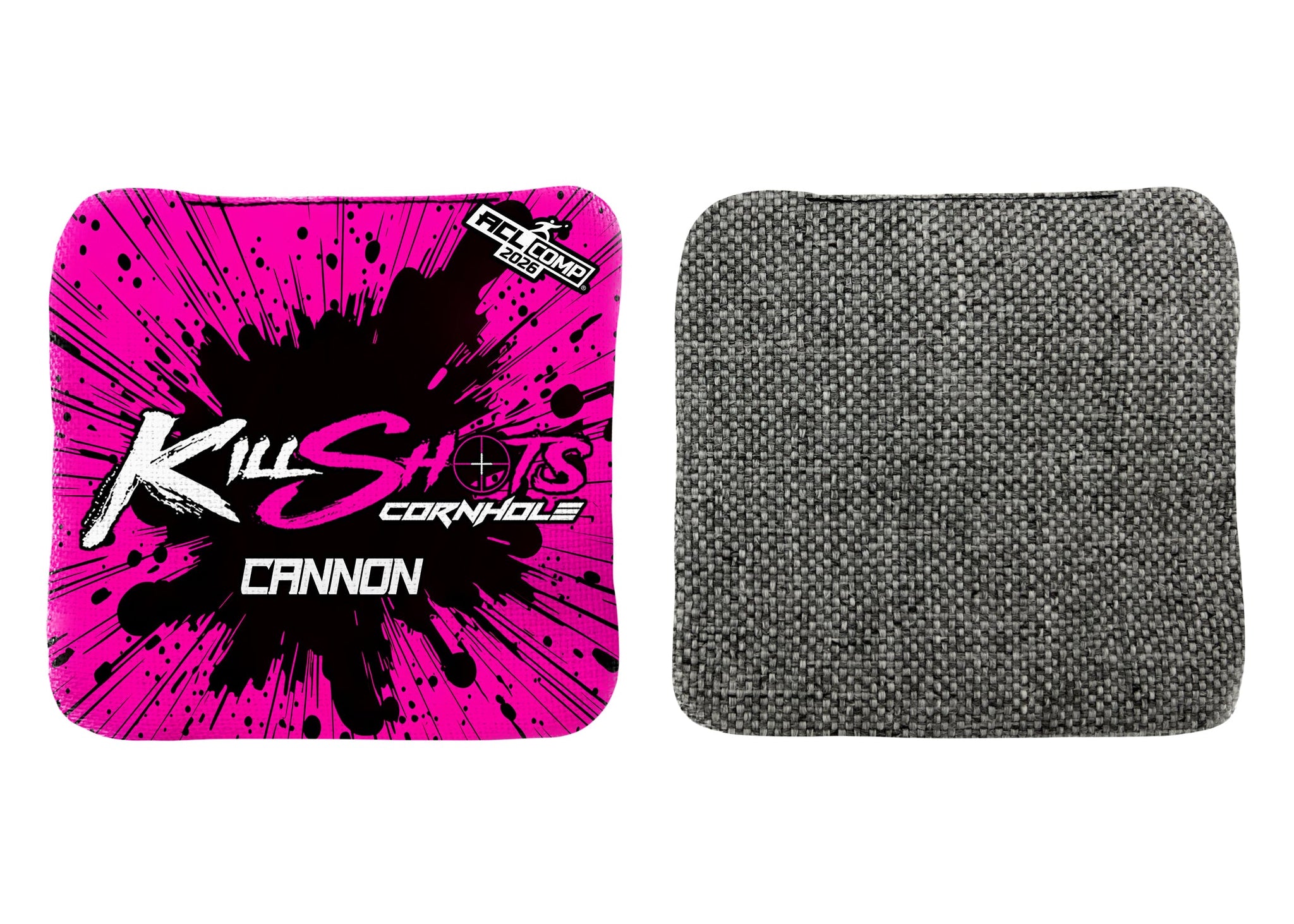 Killshots Cornhole | Cannon Series | 2026 ACL COMP | Cornhole Bags | Stock Designs