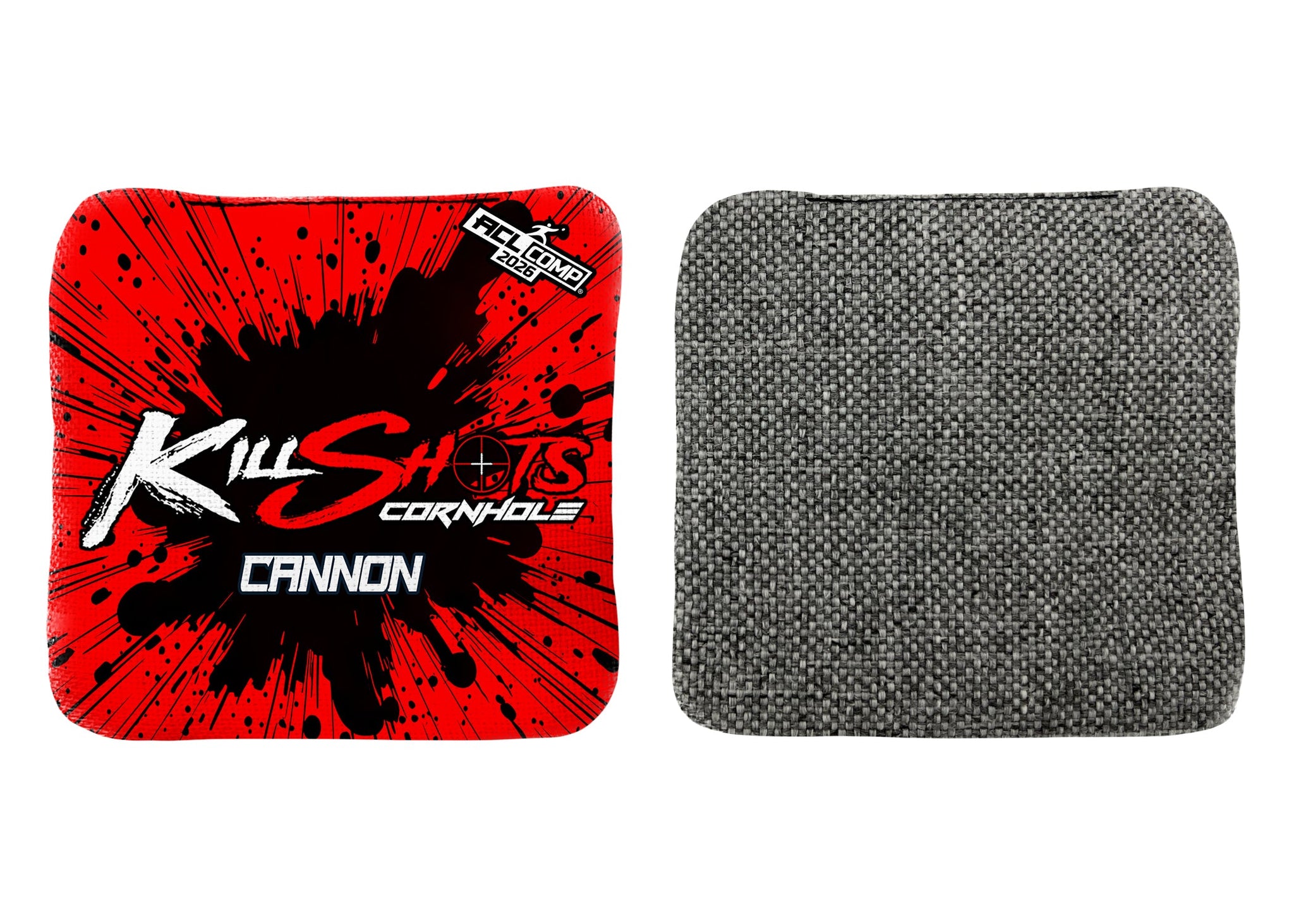 Killshots Cornhole | Cannon Series | 2026 ACL COMP | Cornhole Bags | Stock Designs