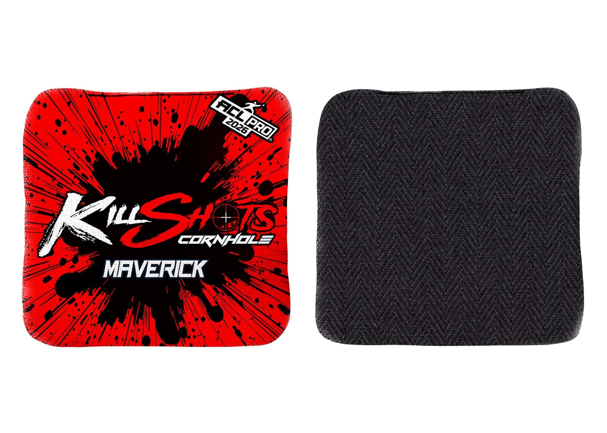 Killshots Cornhole | Maverick Series | 2026 ACL PRO | Cornhole Bags | Stock Designs