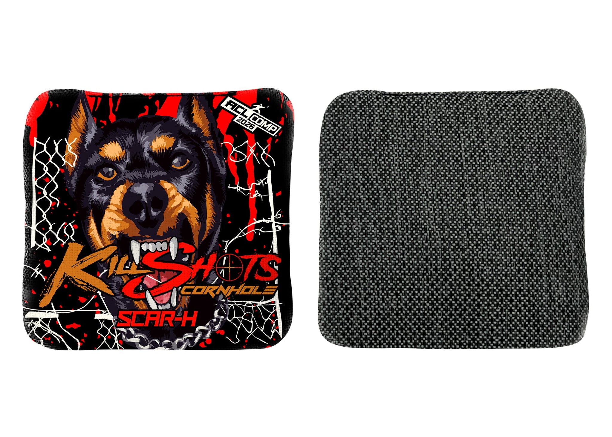 Killshots Cornhole | Scar-H Series | 2026 ACL COMP | Cornhole Bags | Limited Edition Designs