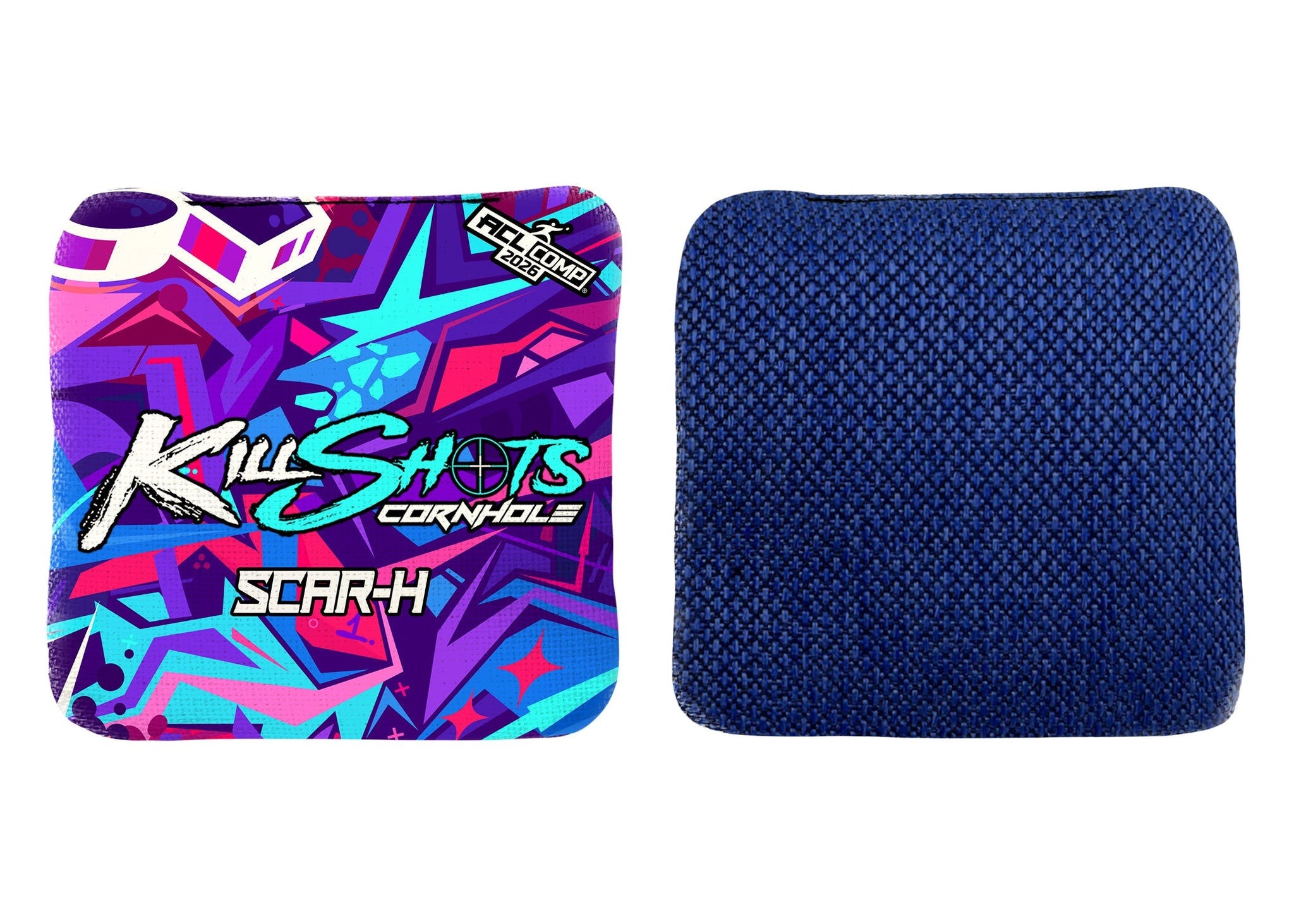 Killshots Cornhole | Scar-H Series | 2026 ACL COMP | Cornhole Bags | Limited Edition Designs