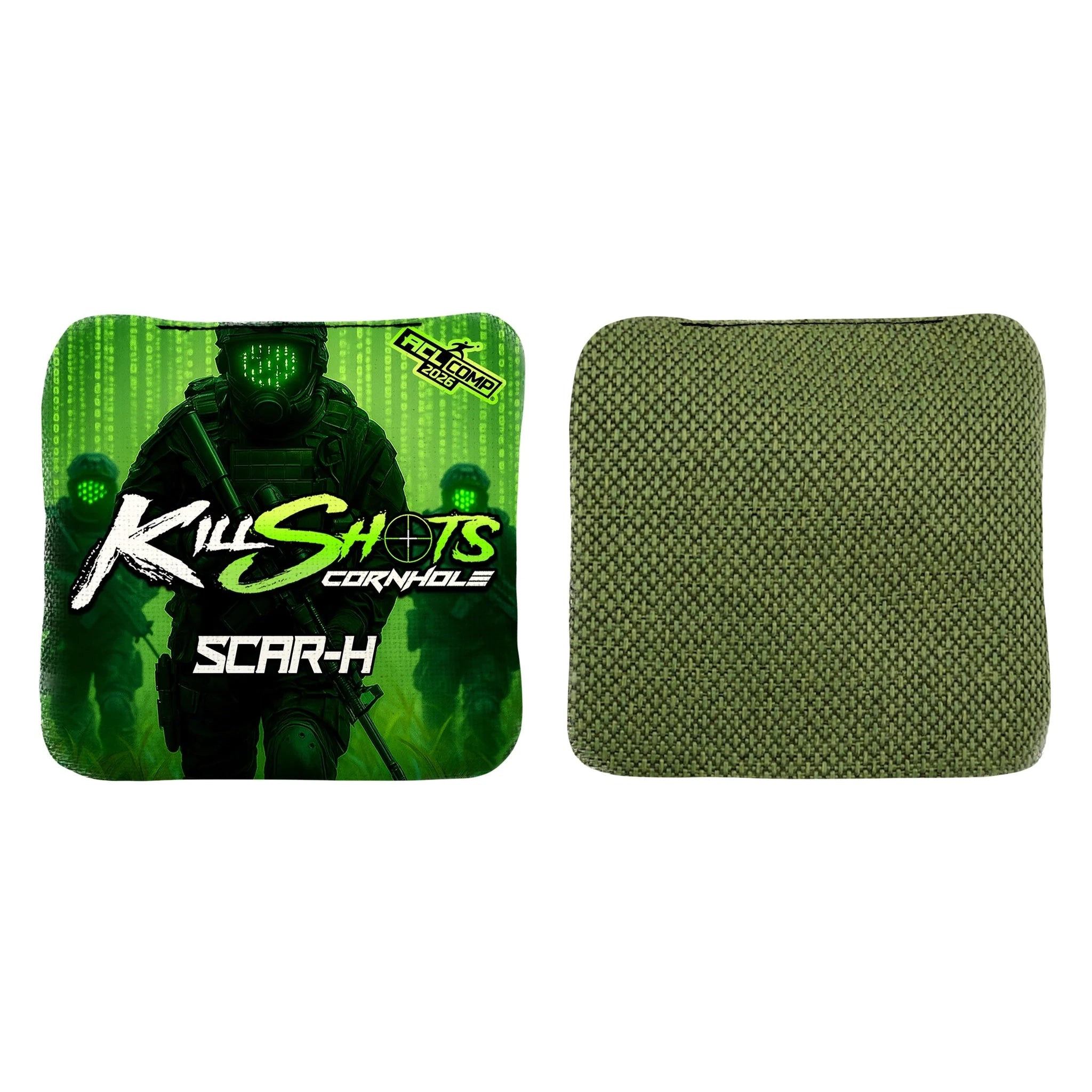 Killshots Cornhole | Scar-H Series | 2026 ACL COMP | Cornhole Bags | Limited Edition Designs