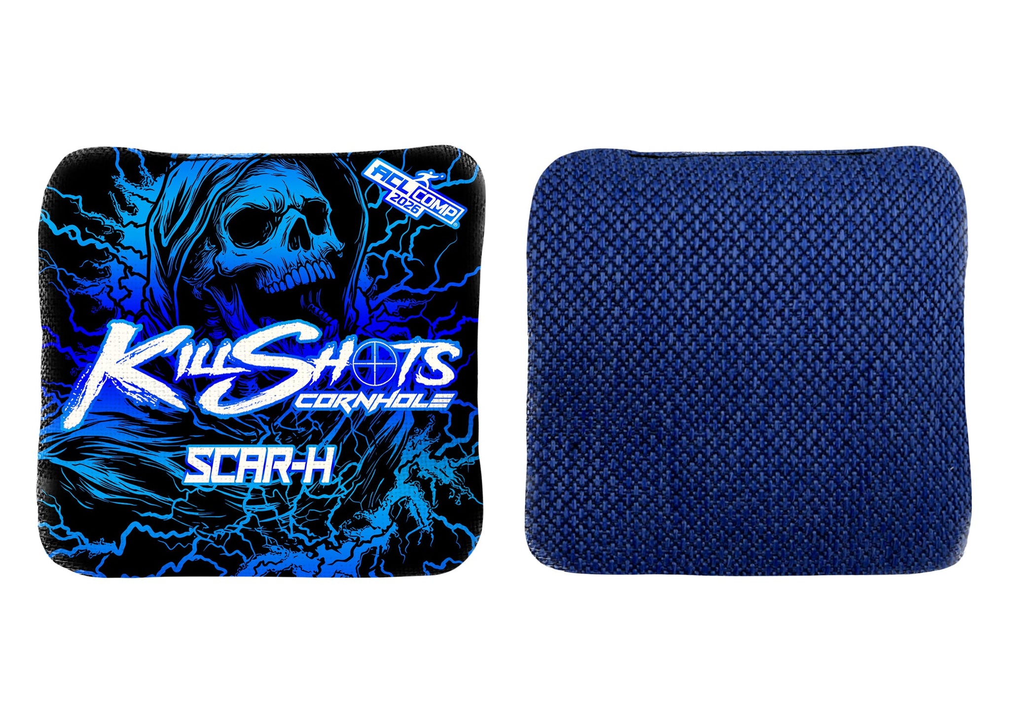 Killshots Cornhole | Scar-H Series | 2026 ACL COMP | Cornhole Bags | Limited Edition Designs