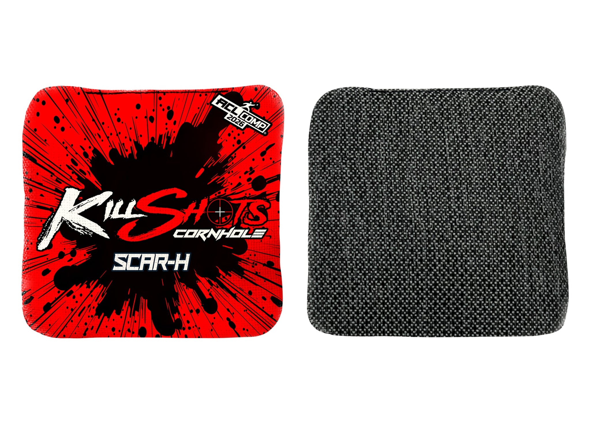 Killshots Cornhole | Scar-H Series | 2026 ACL COMP | Cornhole Bags | Stock Designs