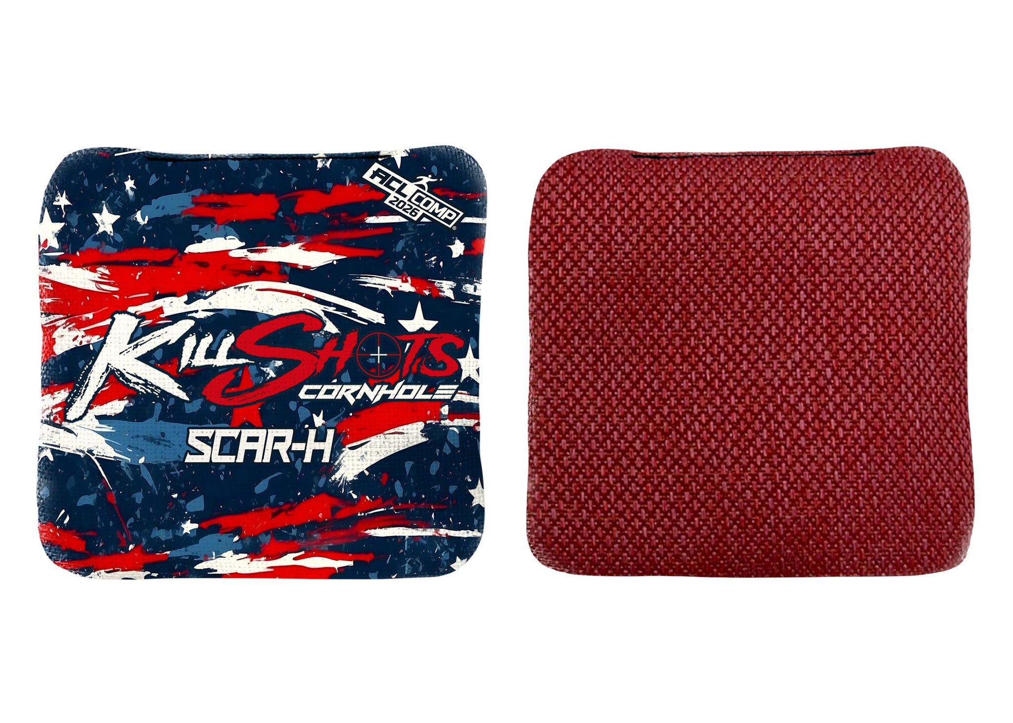 Killshots Cornhole | Scar-H Series | 2026 ACL COMP | Cornhole Bags | Limited Edition Designs