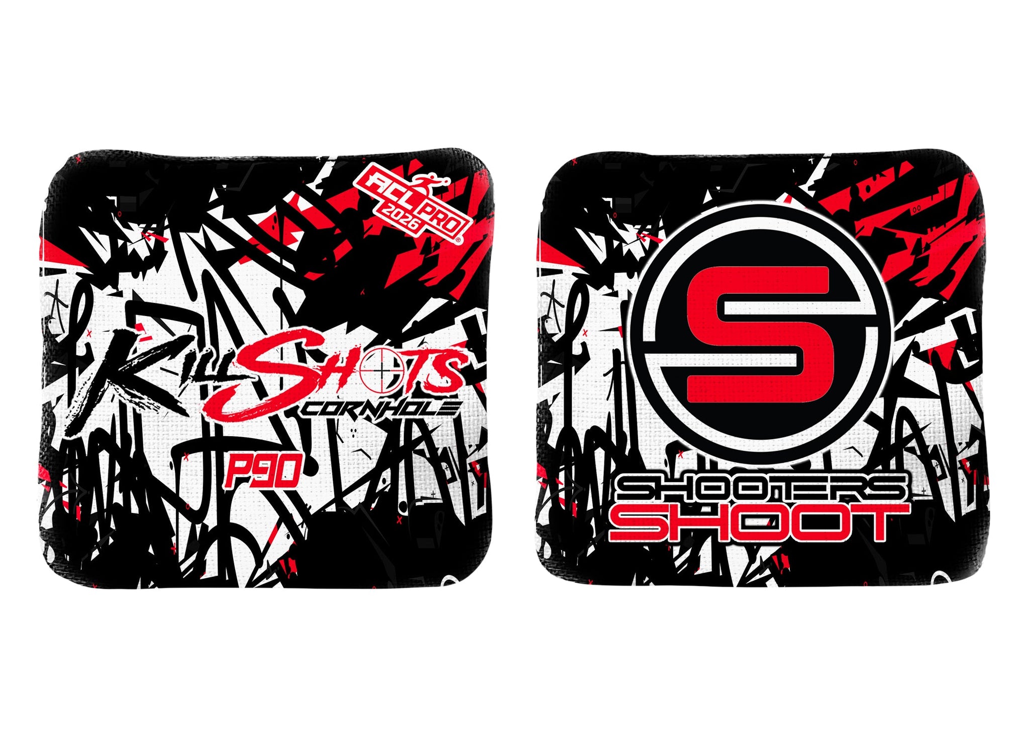Killshots Cornhole | P90 Series | 2026 ACL PRO | Cornhole Bags | Limited Edition Designs