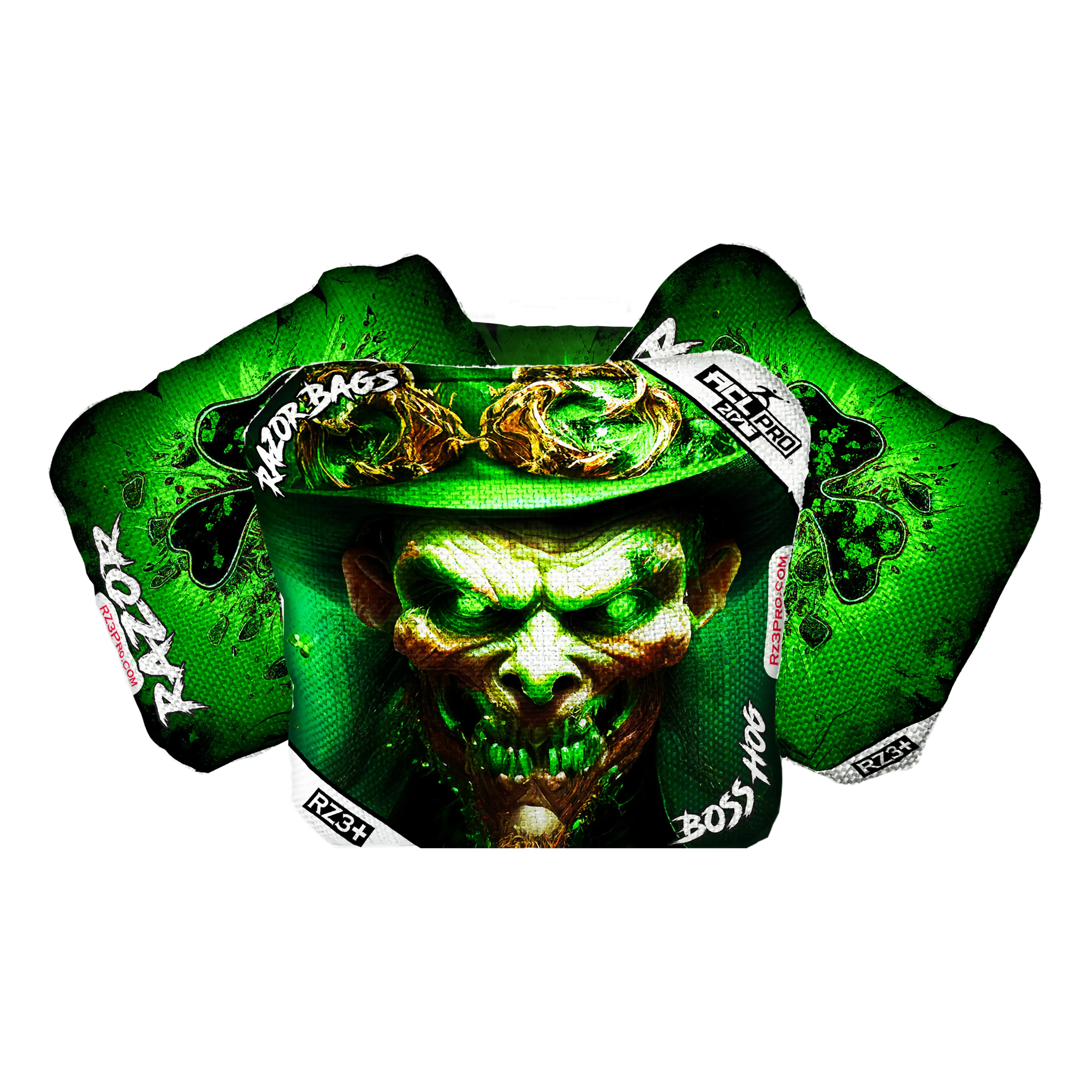 Boss Hog | Leprechaun Smile | ACL PRO Razor Cornhole Bags