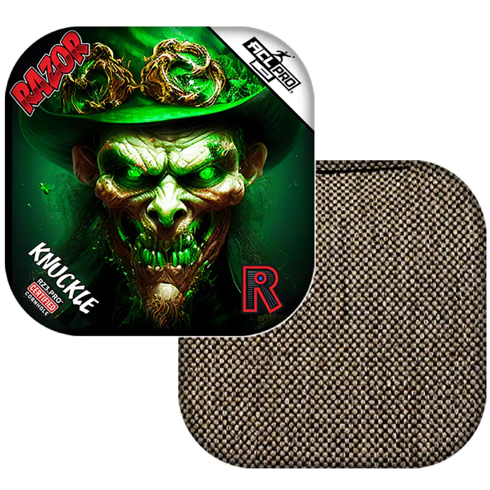 Knuckle | Leprechaun Smile | ACL PRO Razor Cornhole Bags