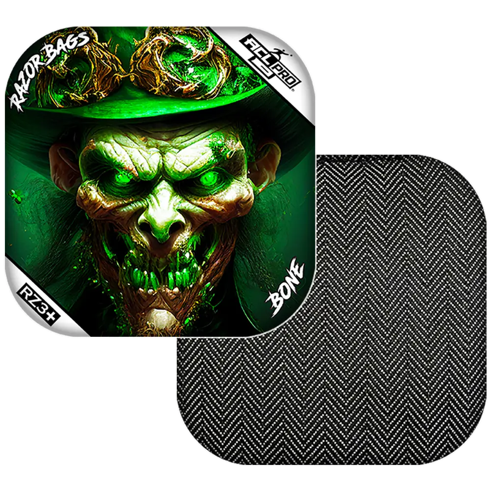 Bone | Leprechaun Smile | ACL PRO Razor Cornhole Bags