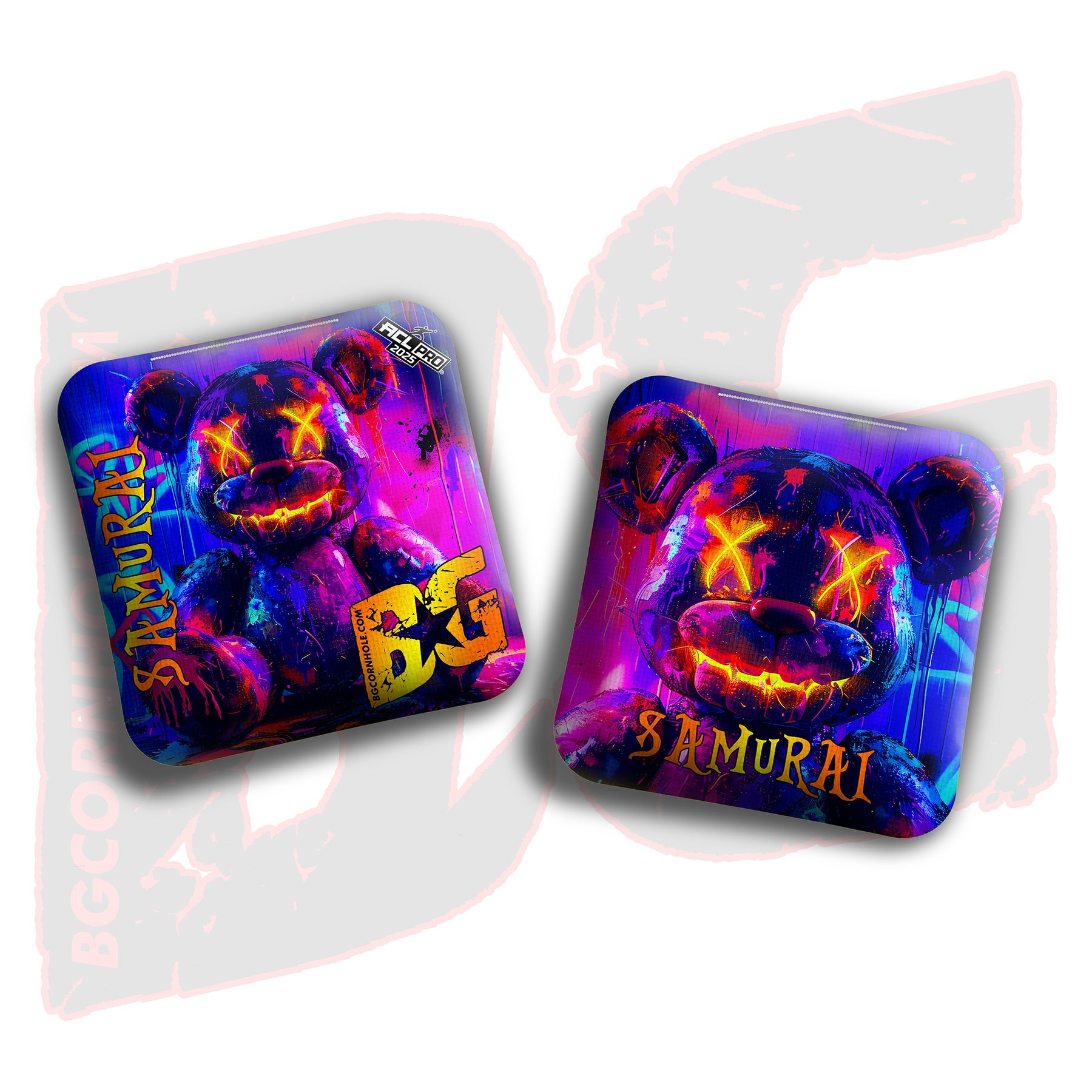 BG Cornhole 2026 Multiple Bag Models “Mad Teddy Reimagined” - ACL Pro Stamped Cornhole Bags - SET OF 4 BAGS