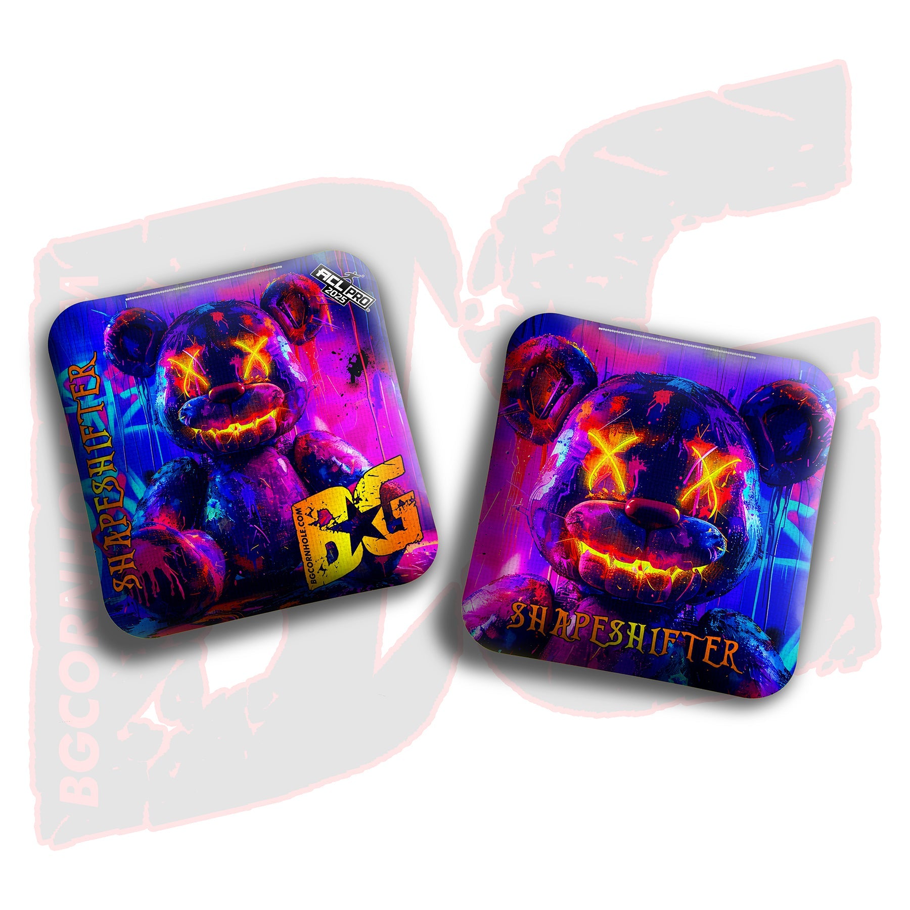 BG Cornhole 2026 Multiple Bag Models “Mad Teddy Reimagined” - ACL Pro Stamped Cornhole Bags - SET OF 4 BAGS