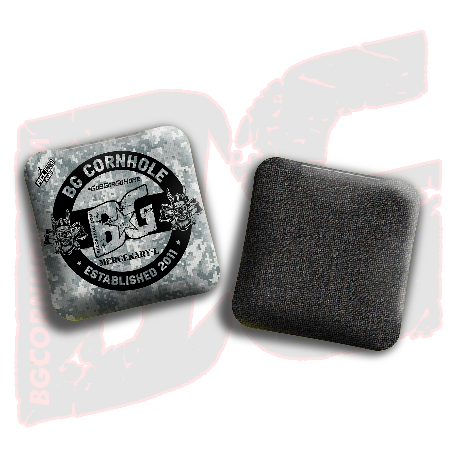 BG Cornhole 2026 Multiple Bag Models "Digital Camo" - ACL Pro Stamped Cornhole Bags - SET OF 4 BAGS