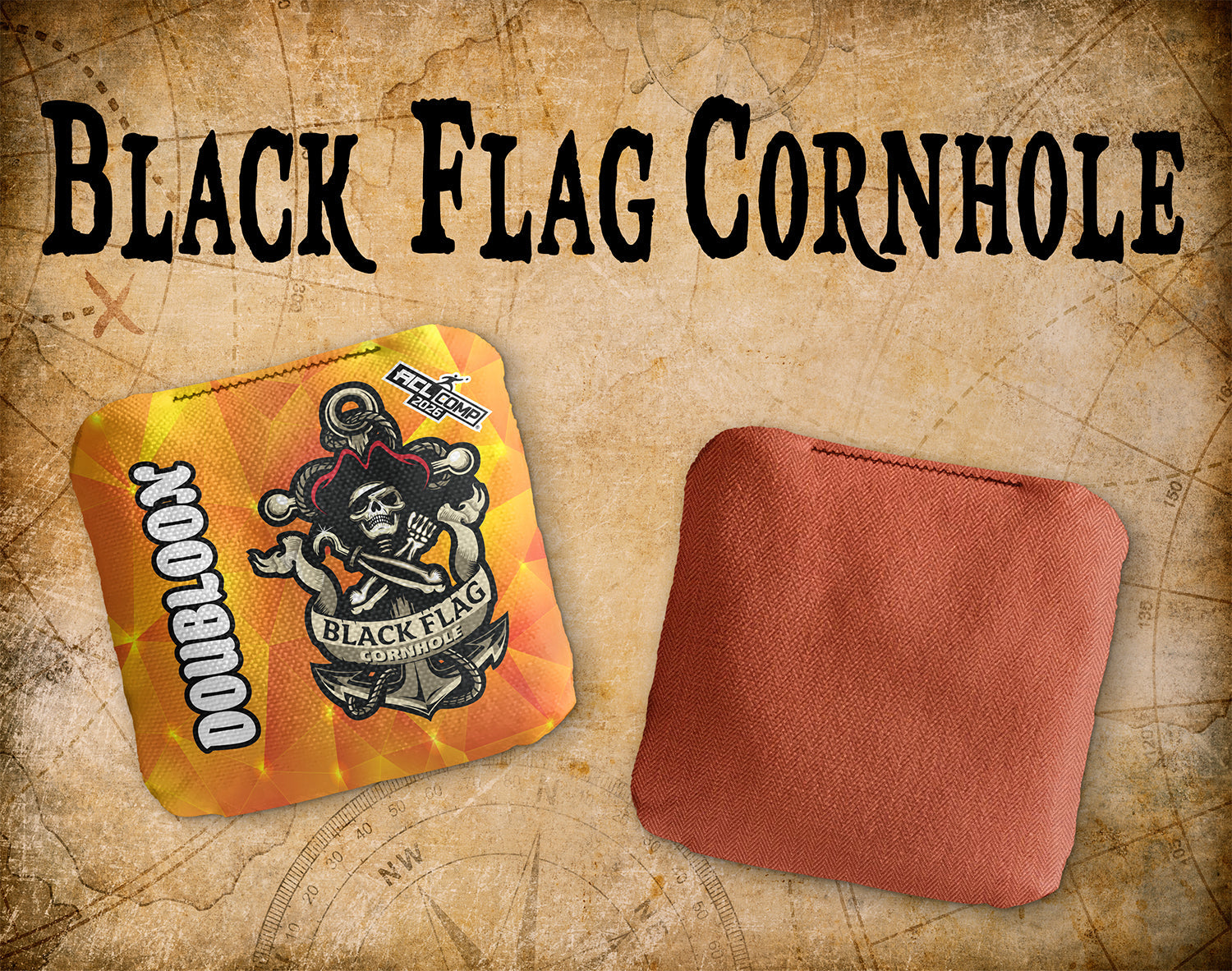 Black Flag Cornhole Doubloon - Ice - ACL Comp