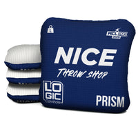 NICE THROW SHOP x LOGIC CORNHOLE - BLUE WHITE - ACL PRO 2026 BAGS - MULTIPLE BAG SERIES - Set of 4 bags
