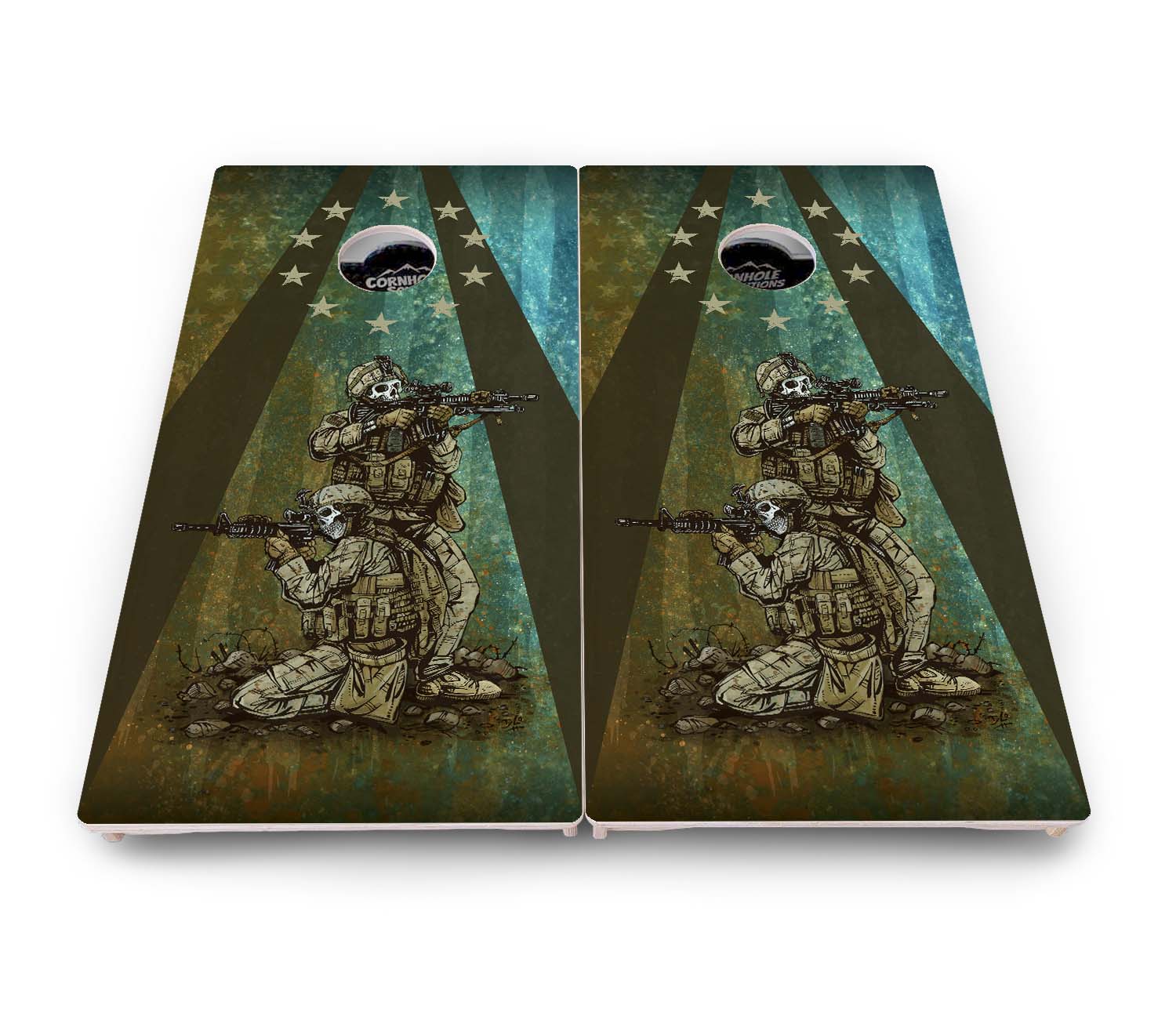 Artist Series Cornhole Boards - Pro Solution Elite Series
