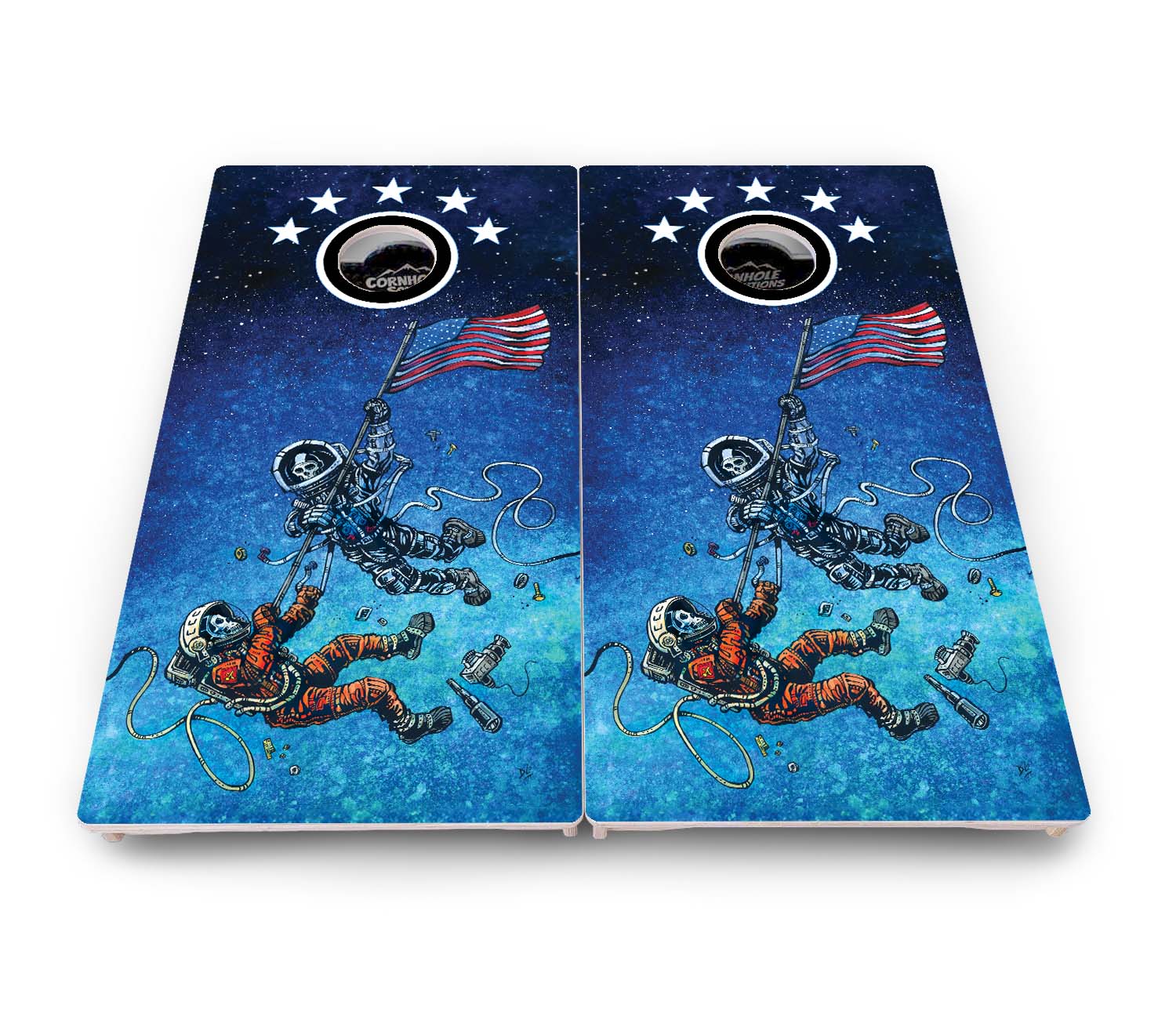 Artist Series Cornhole Boards - Pro Solution Elite Series