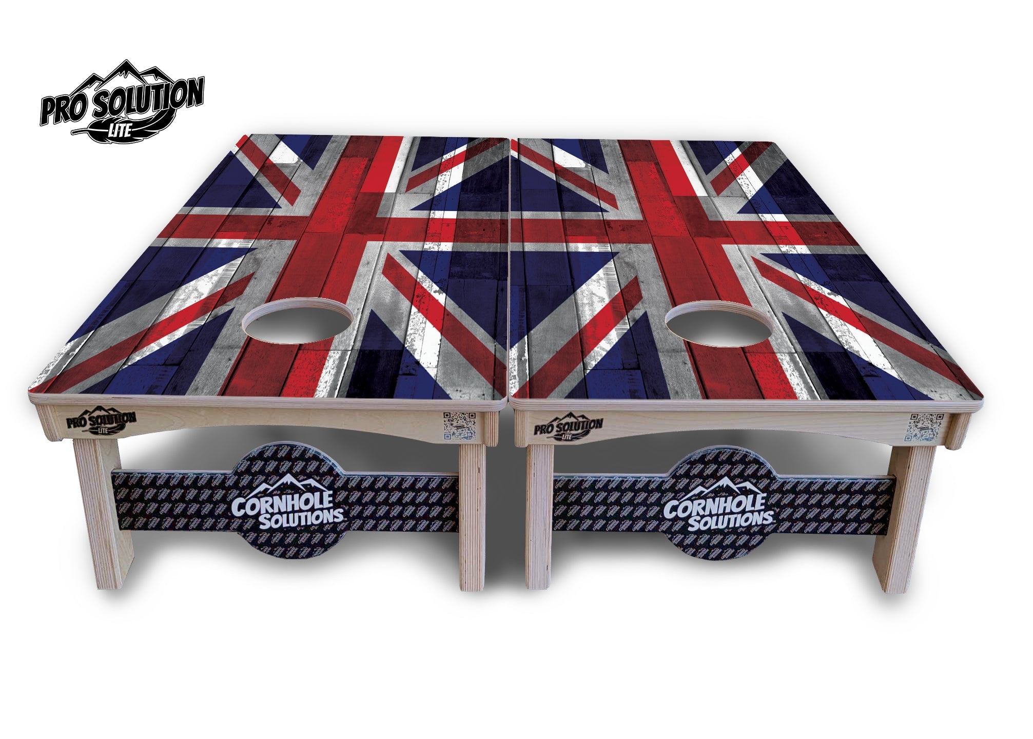 USA / Canada / Union Jack Plank Flag Cornhole Boards - Pro Solution Lite Series
