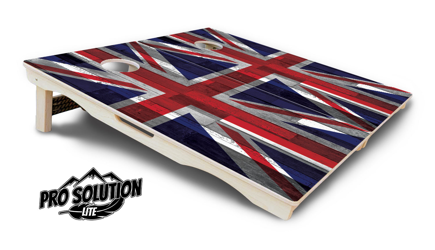 USA / Canada / Union Jack Plank Flag Cornhole Boards - Pro Solution Lite Series
