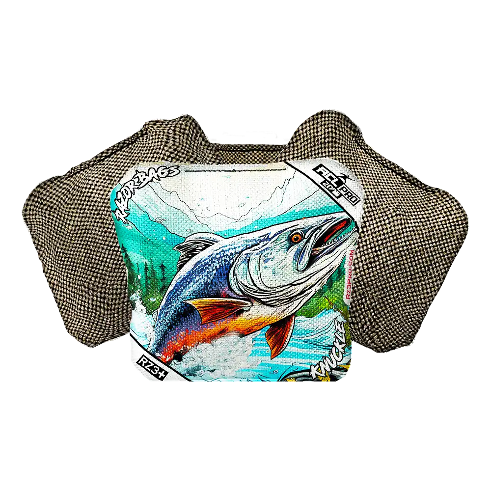 Knuckle | Alaskan Salmon | ACL PRO Razor Cornhole Bags