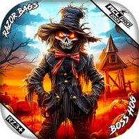 Boss Hog | Scarecrow 1 | ACL PRO Razor Cornhole Bags