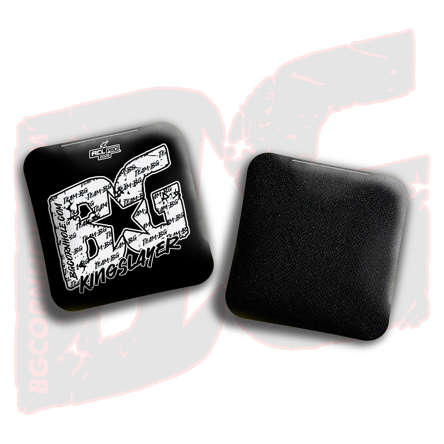 BG Cornhole 2026 Multiple Bag Models "White Logo Colormatch" - ACL Pro Stamped Cornhole Bags - SET OF 4 BAGS