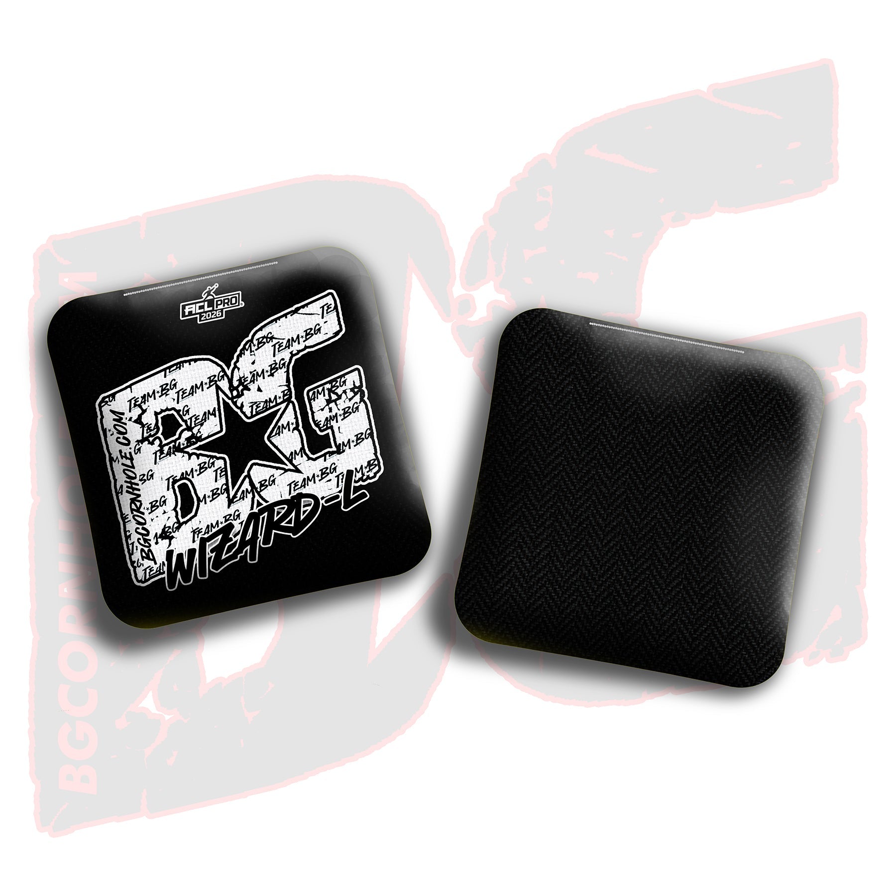 BG Cornhole 2026 Multiple Bag Models "White Logo Colormatch" - ACL Pro Stamped Cornhole Bags - SET OF 4 BAGS