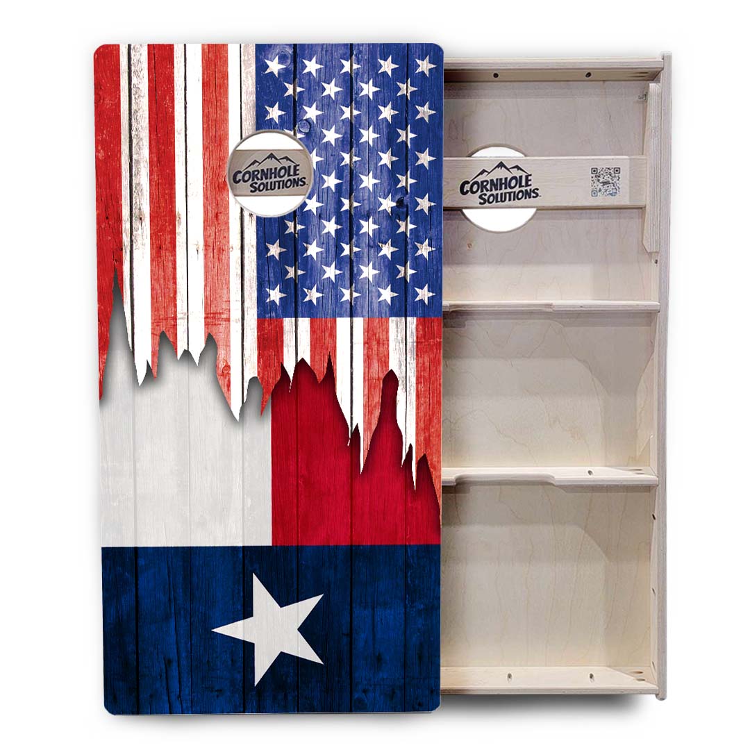 State Flags South Dakota to Wyoming Cornhole Boards - Professional Tournament Series