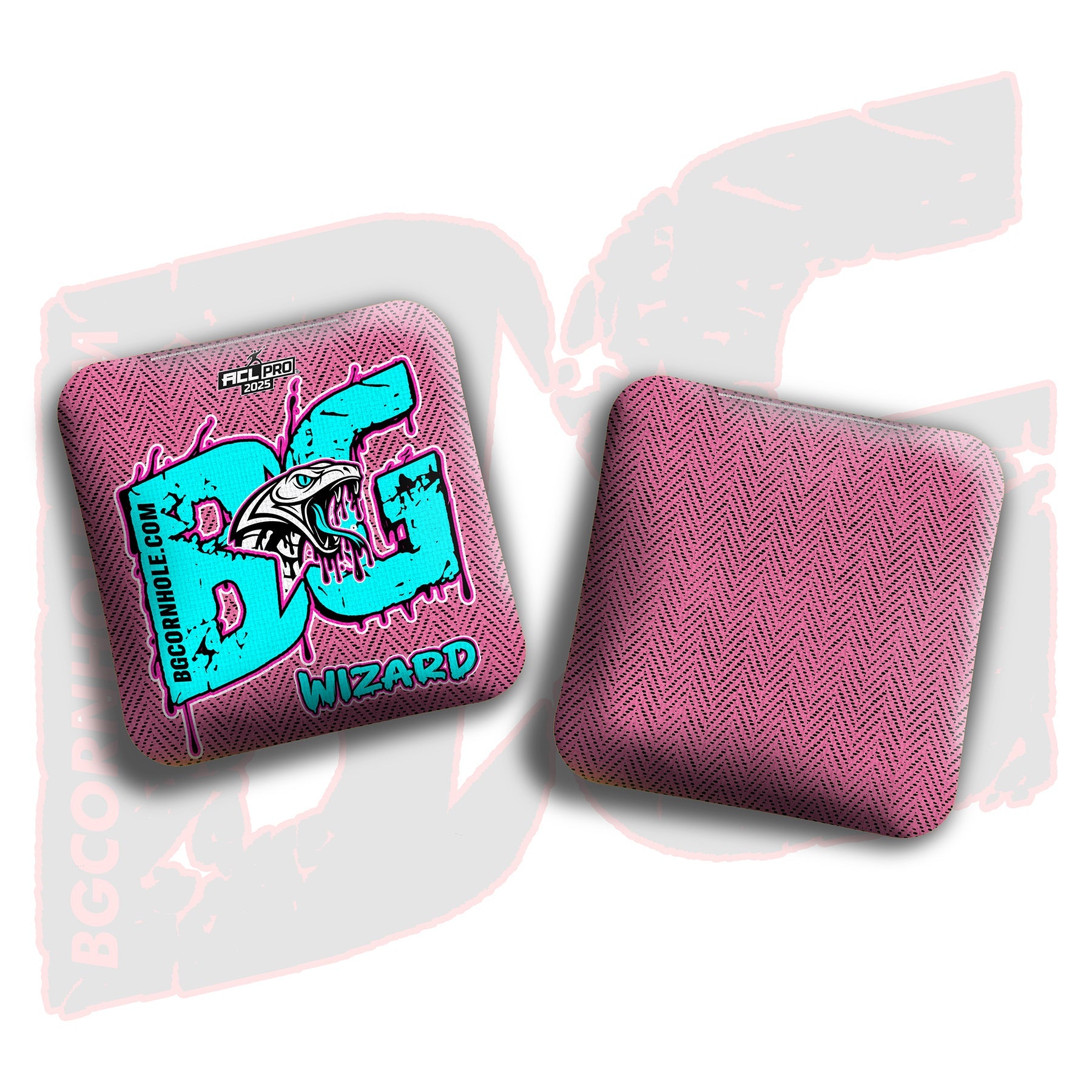 BG Cornhole 2026 Multiple Bag Models "Snake Venom" - ACL Pro Stamped Cornhole Bags - SET OF 4 BAGS