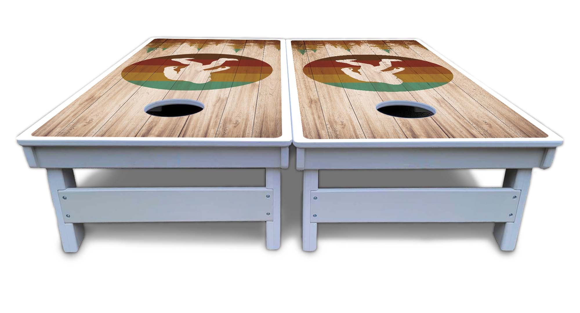 Bigfoot Circle Cornhole Boards - All Weather Series