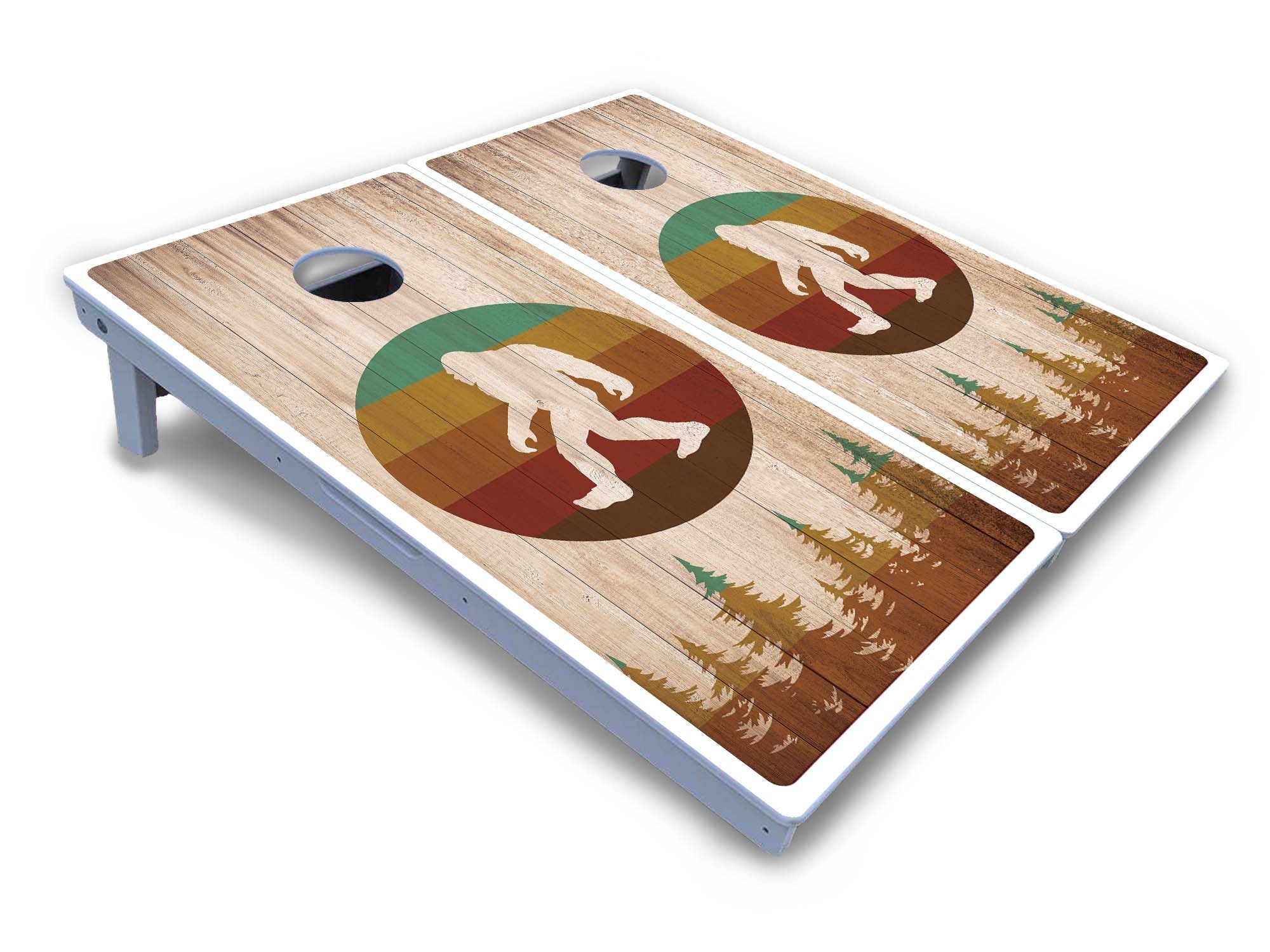 Bigfoot Circle Cornhole Boards - All Weather Series