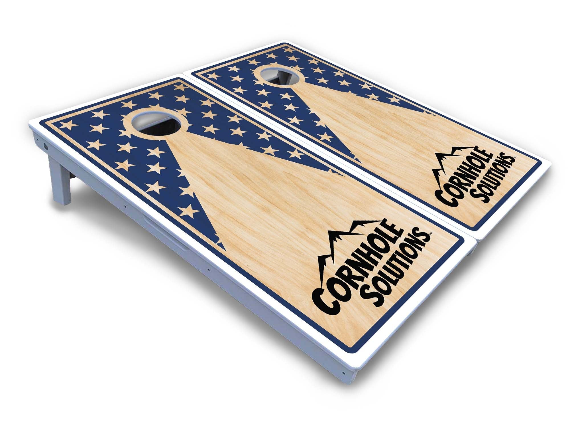 Stars & Stripes CS Logo Cornhole Boards - All Weather Series