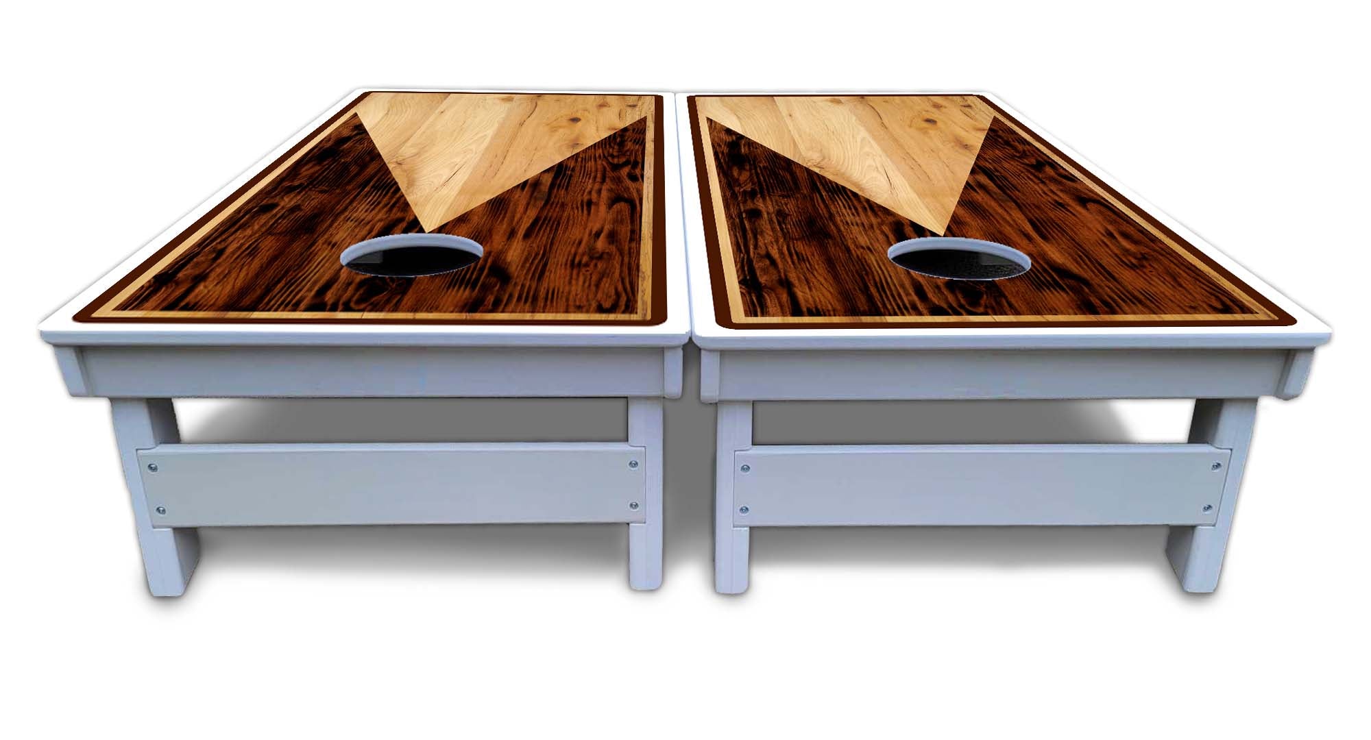 Wooden Triangle Cornhole Boards - All Weather Series