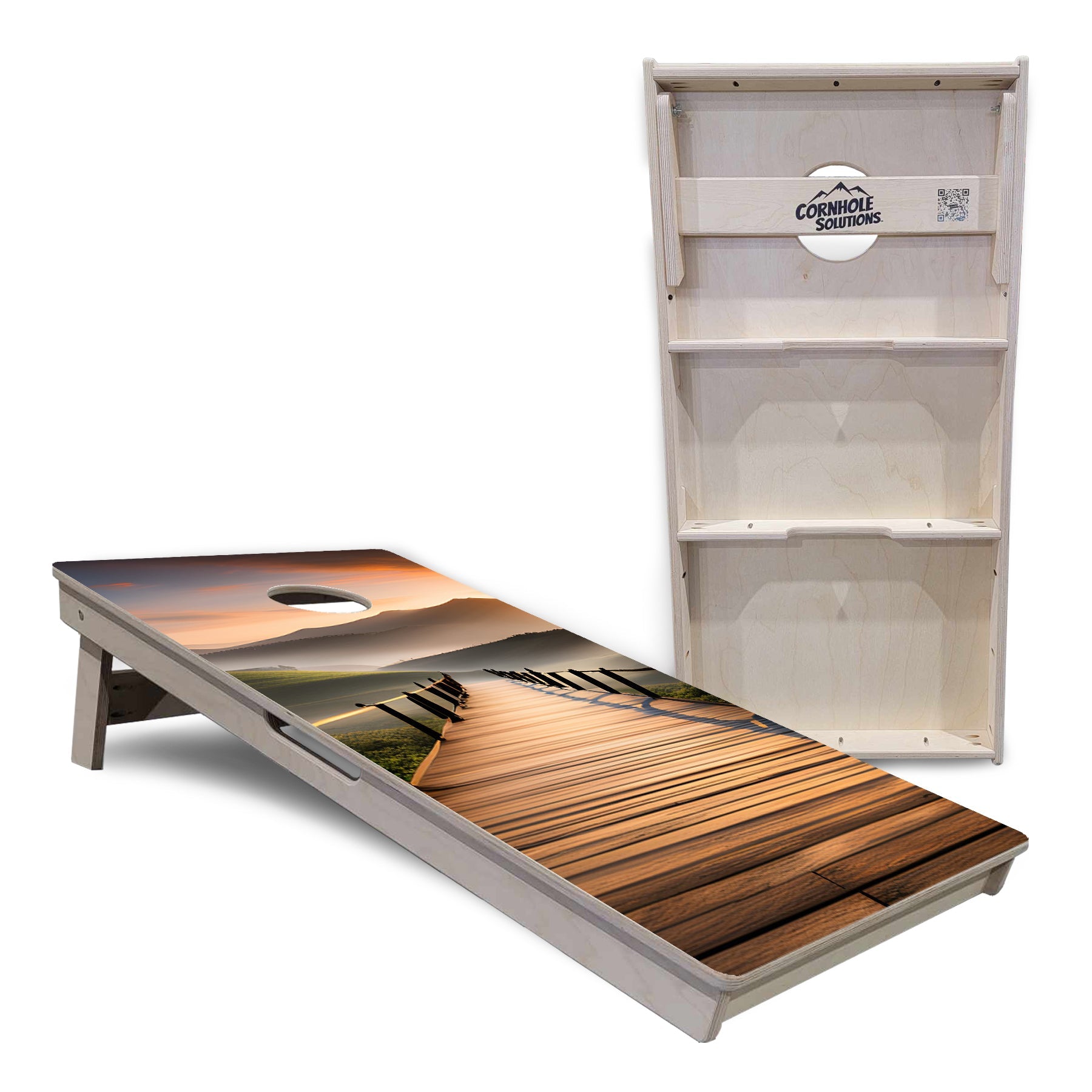 Wooden Bridge Cornhole Boards - Professional Tournament Series
