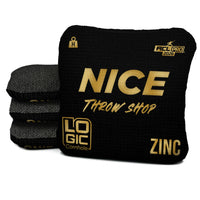 NICE THROW SHOP x LOGIC CORNHOLE - BLACK GOLD - ACL PRO 2026 BAGS - MULTIPLE BAG SERIES - Set of 4 bags