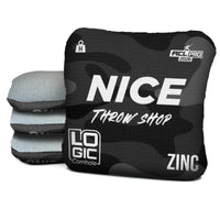 NICE THROW SHOP x LOGIC CORNHOLE - Dark Camo - ACL PRO 2026 BAGS - MULTIPLE BAG SERIES - Set of 4 bags