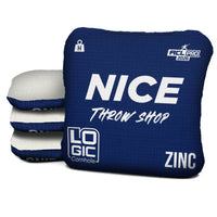 NICE THROW SHOP x LOGIC CORNHOLE - BLUE WHITE - ACL PRO 2026 BAGS - MULTIPLE BAG SERIES - Set of 4 bags