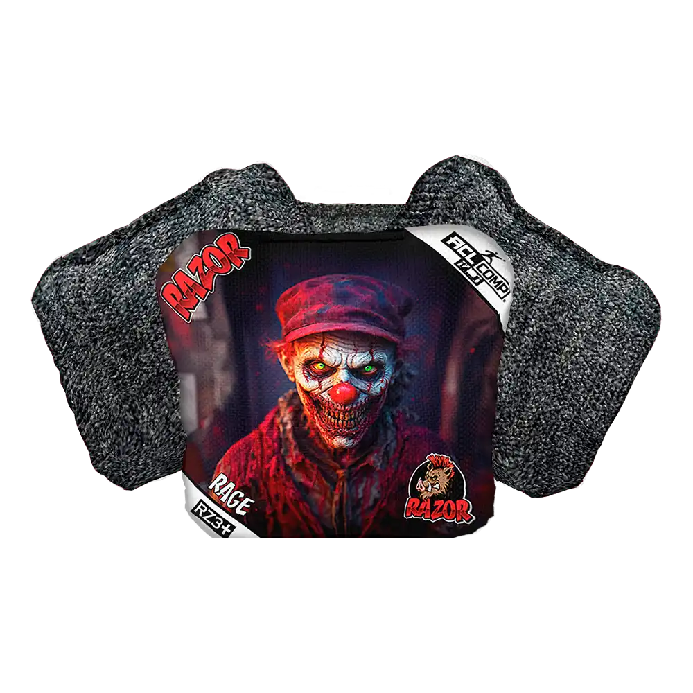 Razor Cornhole Bags | Rage | Zombie Clown