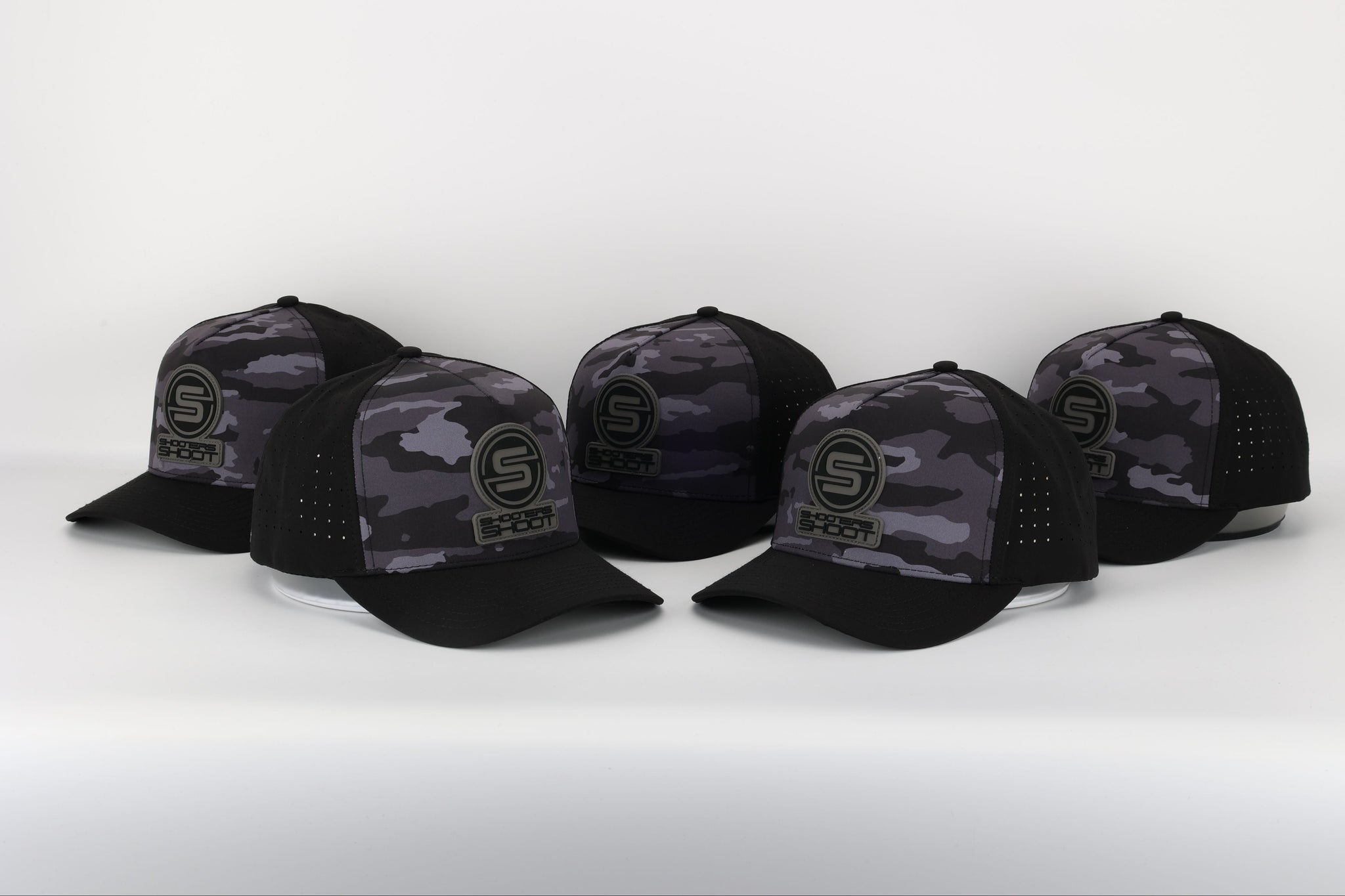 Killshots Cornhole 5 Panel Round-Bill Snap-Back "Assault" Hat - Camo
