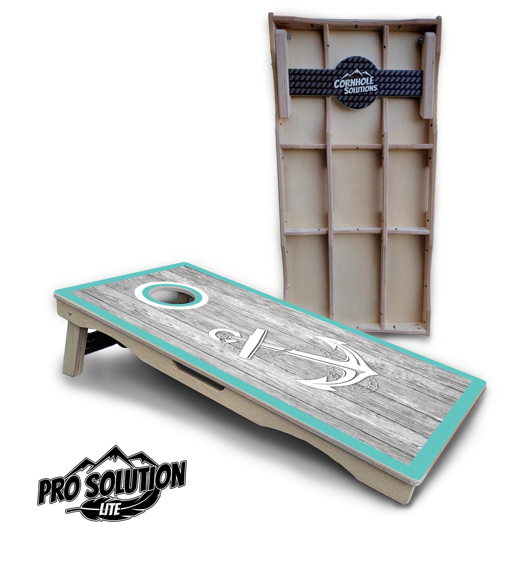Anchor & Compass Cornhole Boards - Pro Solution Lite Series