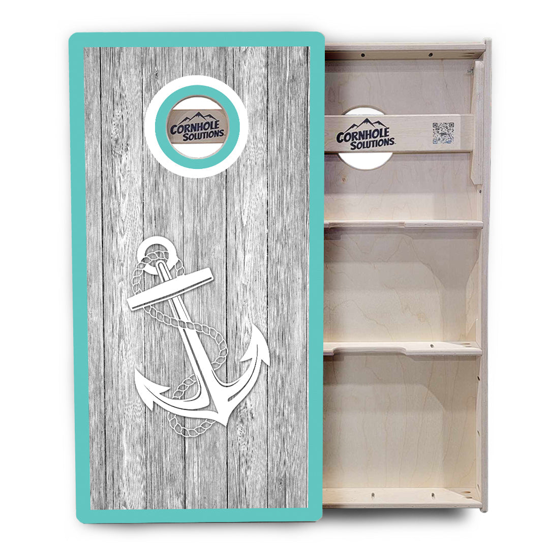 Anchor & Compass Cornhole Boards - Professional Tournament Series