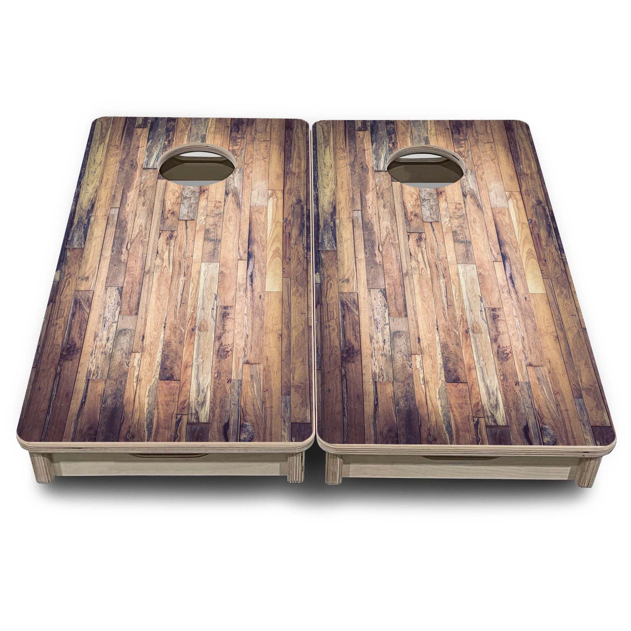 Mini Cornhole Boards - Barnwood Planks