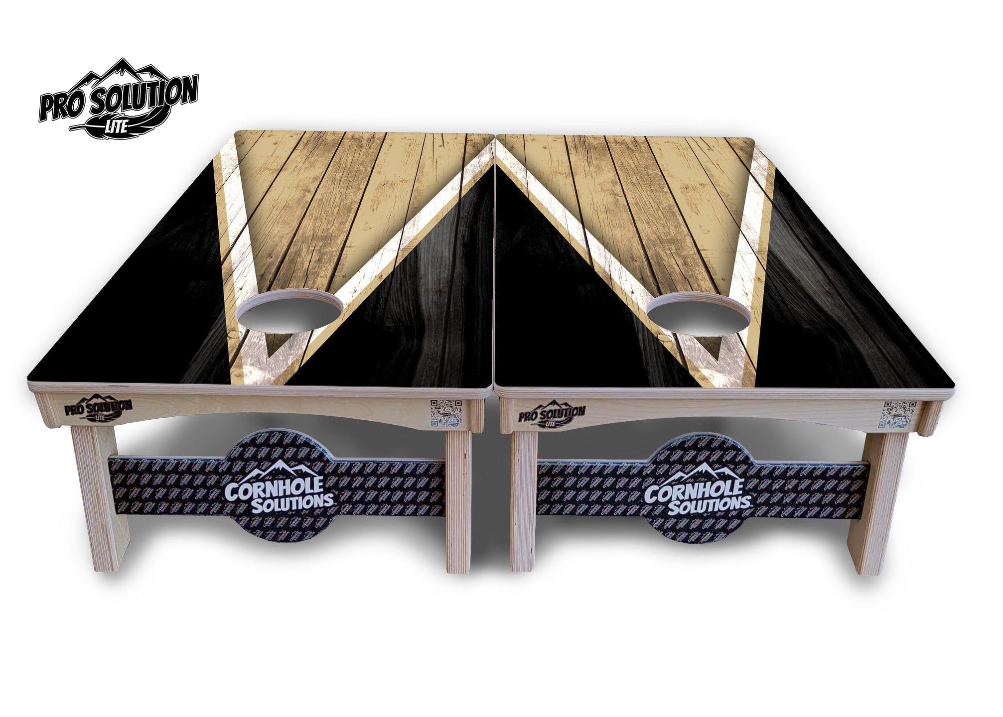 Team Color Triangle Cornhole Boards - Pro Solution Lite Series