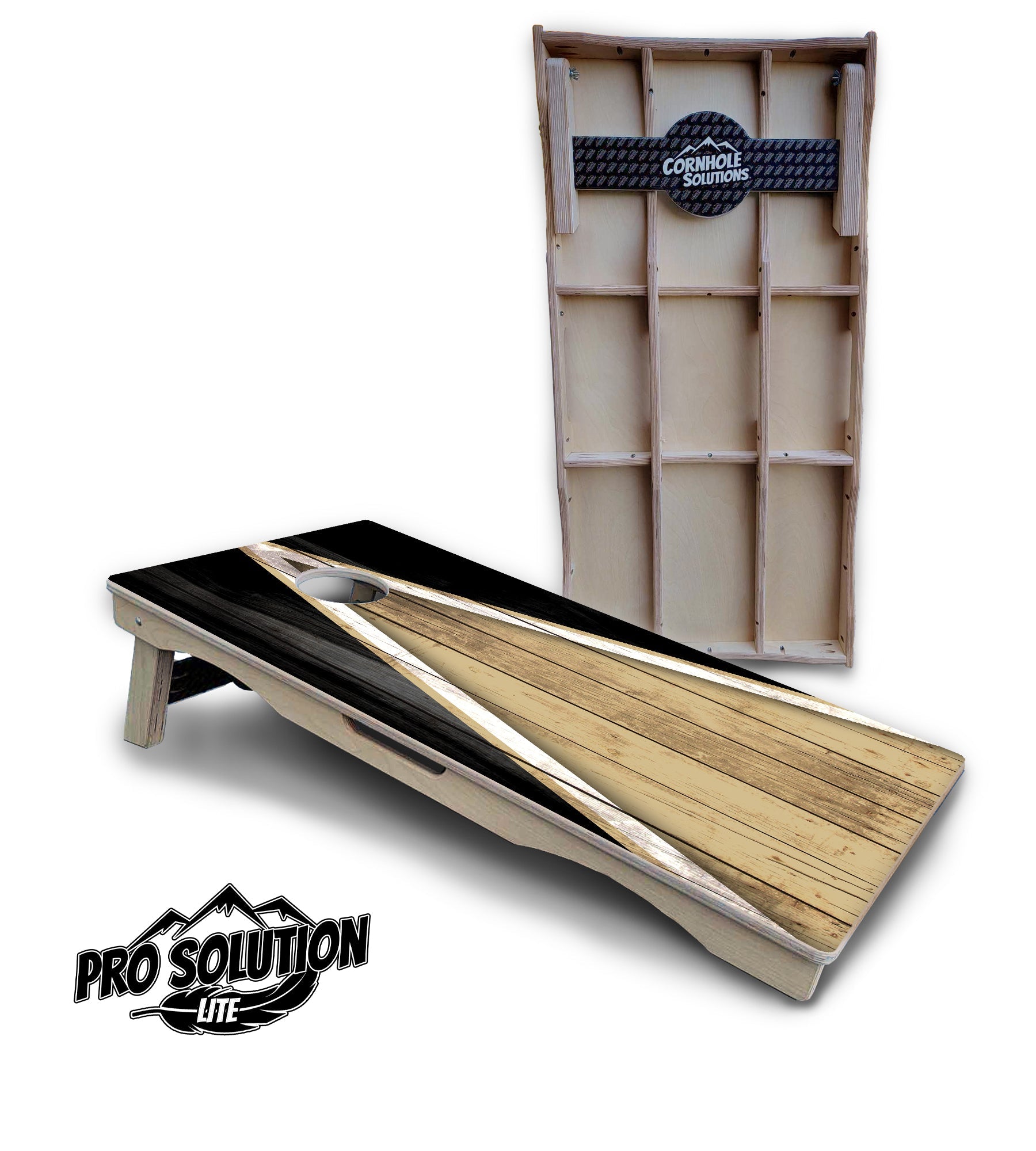Team Color Triangle Cornhole Boards - Pro Solution Lite Series
