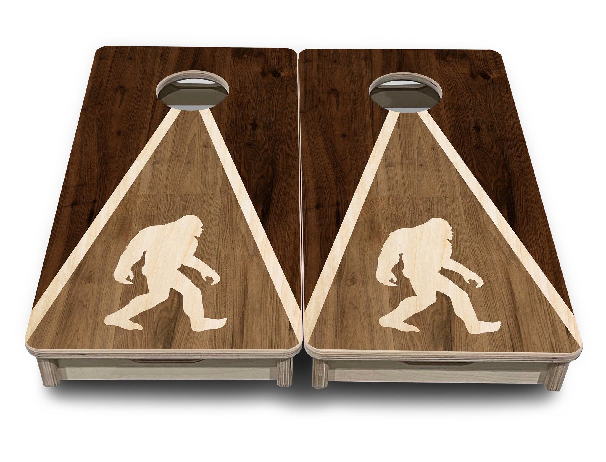 Mini Cornhole Boards - Bigfoot Triangle