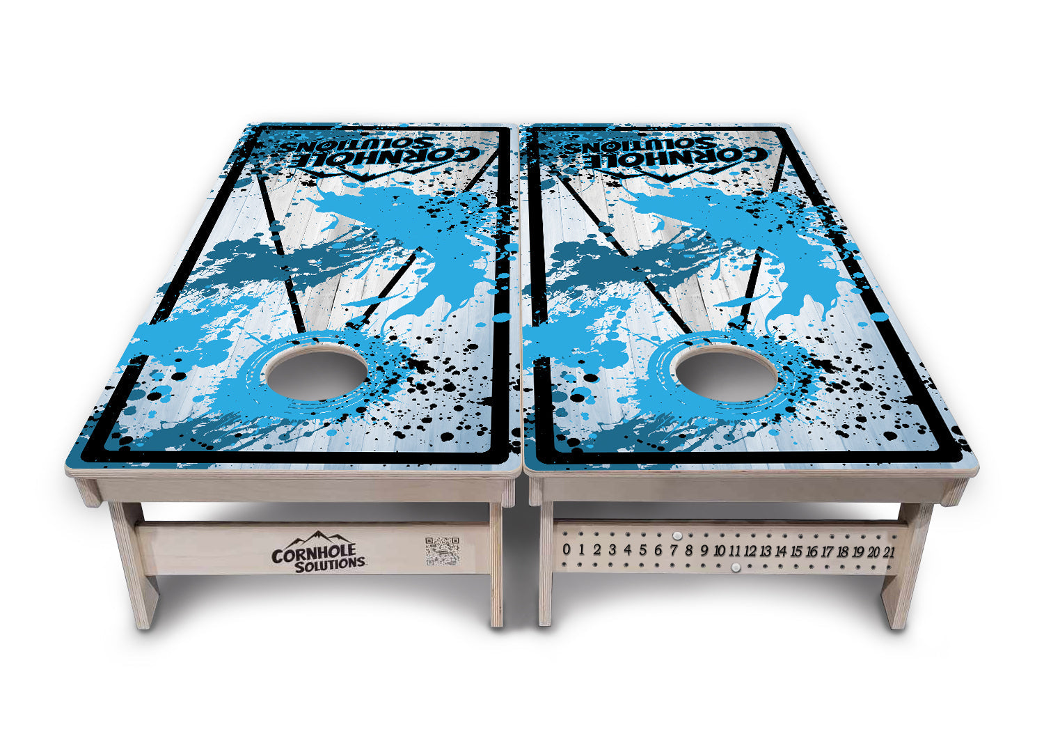 Paint Splatter Cornhole Boards - Professional Tournament Series