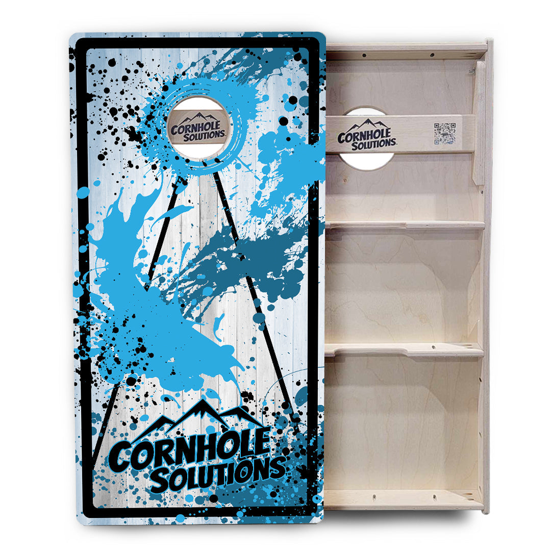 Paint Splatter Cornhole Boards - Professional Tournament Series