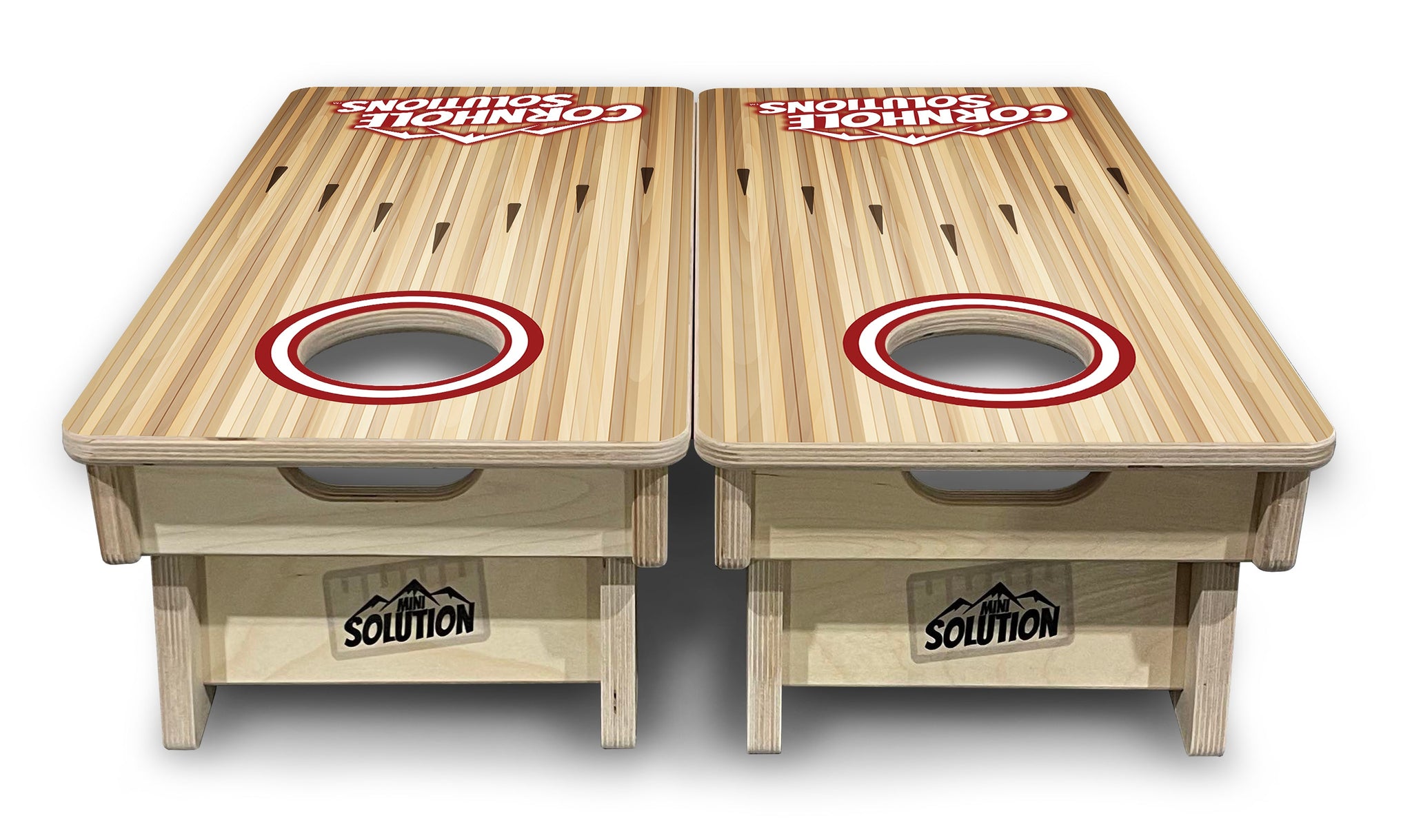 Mini Cornhole Boards - Bowling Designs